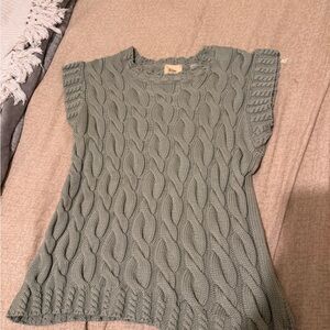 Tahari Sage Cable Knit Sweater